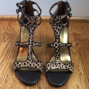 Leopard print Nine West heels 🐆👠 never worn! 7M